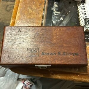 Brown & Sharpe machining empty tool case